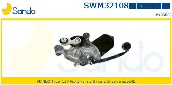 SANDO SWM321081 Двигатель стеклоочистителя