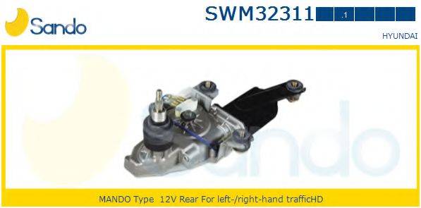 SANDO SWM323111 Двигатель стеклоочистителя
