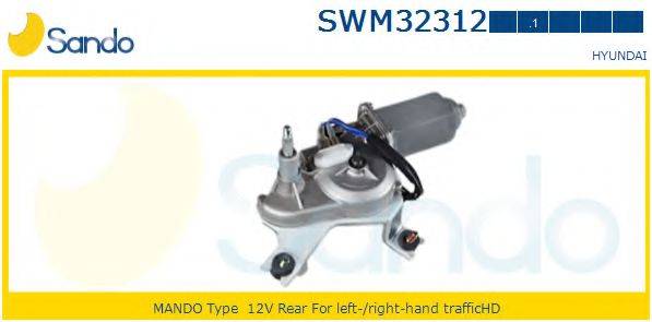 SANDO SWM323121 Двигатель стеклоочистителя