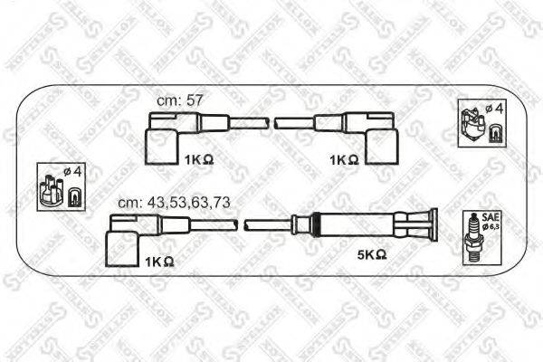 Комплект проводов зажигания STELLOX 10-38134-SX