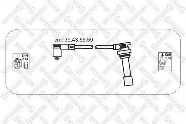 Комплект дротів запалення STELLOX 10-38459-SX