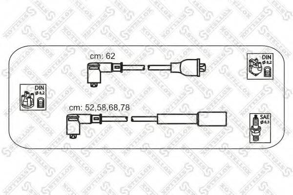 Комплект проводов зажигания STELLOX 10-38487-SX