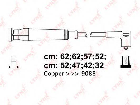 LYNXAUTO SPC1011 Комплект дротів запалення