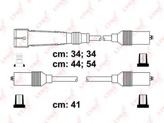 LYNXAUTO SPC1202 Комплект проводов зажигания