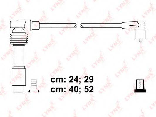 Комплект дротів запалення LYNXAUTO SPC1814