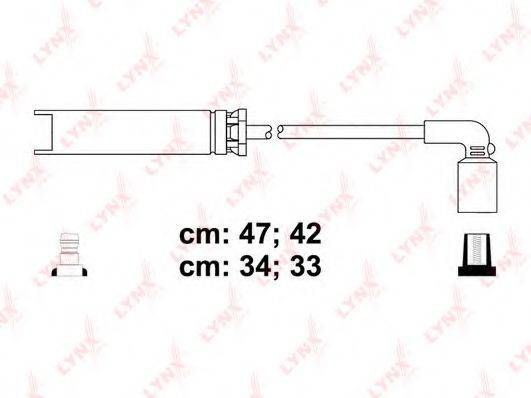 Комплект дротів запалення LYNXAUTO SPC1820