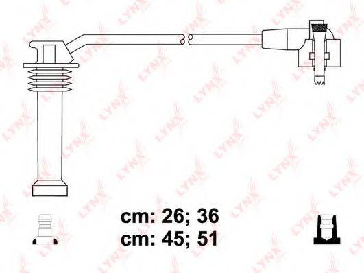 LYNXAUTO SPC3006 Комплект проводов зажигания