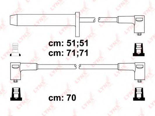 Комплект дротів запалення LYNXAUTO SPC3016