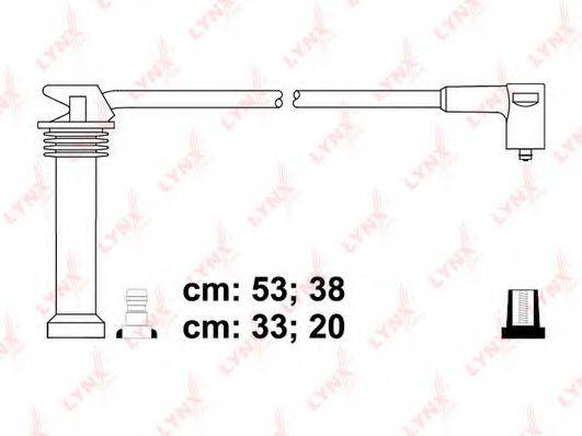 LYNXAUTO SPC3037 Комплект дротів запалення