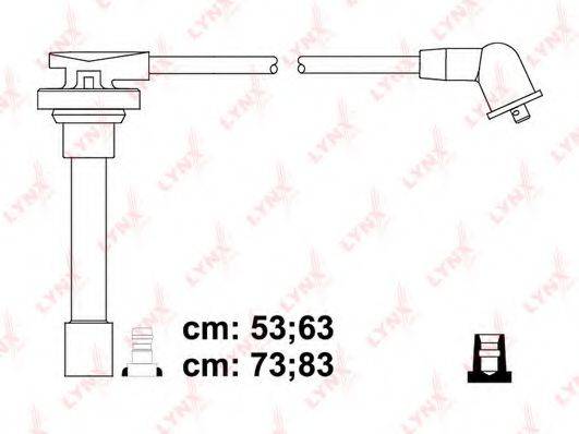 LYNXAUTO SPC3419 Комплект дротів запалення