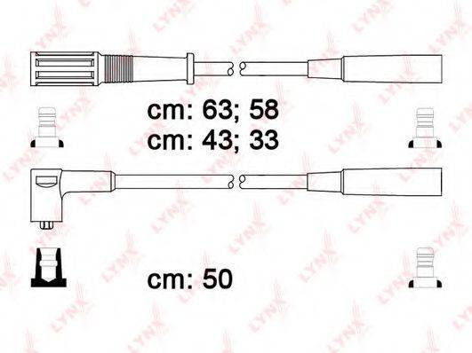 LYNXAUTO SPC4802 Комплект дротів запалення