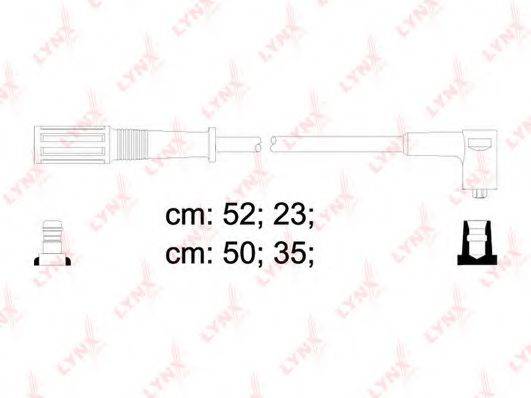 LYNXAUTO SPC4804 Комплект дротів запалення