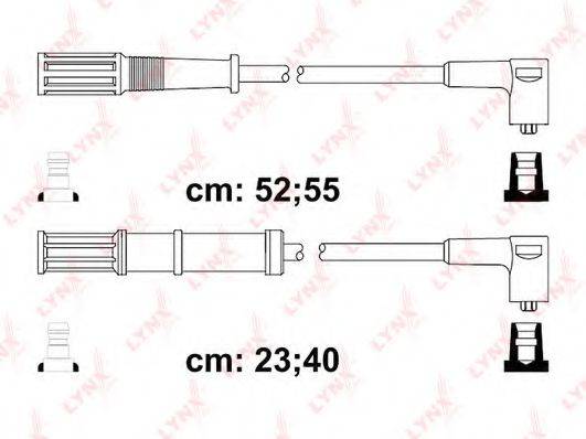 Комплект дротів запалення LYNXAUTO SPC4839