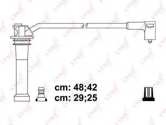 LYNXAUTO SPC5114 Комплект дротів запалення