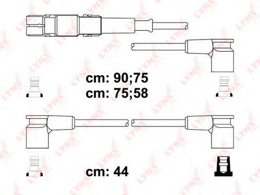 Комплект дротів запалення LYNXAUTO SPC5306