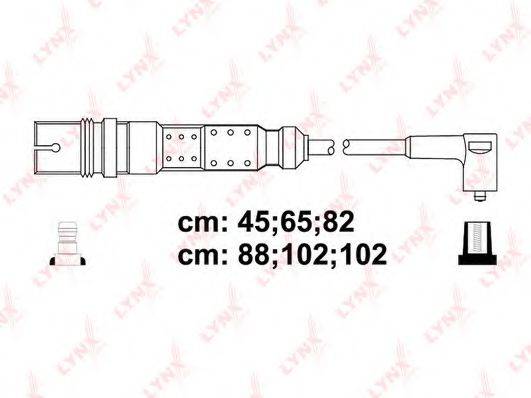 LYNXAUTO SPC5327 Комплект дротів запалення