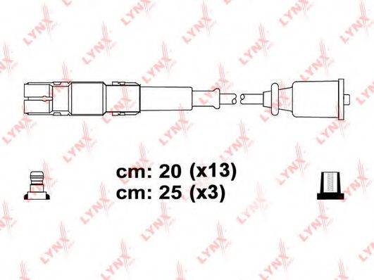 LYNXAUTO SPC5329 Комплект проводов зажигания