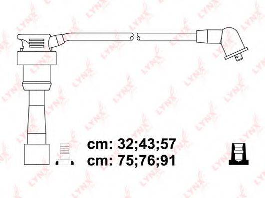 Комплект проводов зажигания LYNXAUTO SPC5505