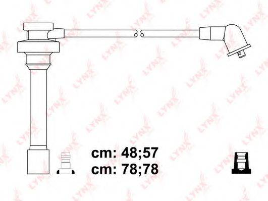 Комплект дротів запалення LYNXAUTO SPC5507