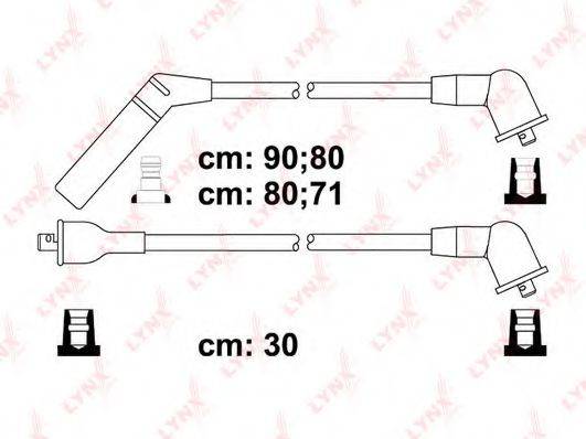 Комплект дротів запалення LYNXAUTO SPC5511