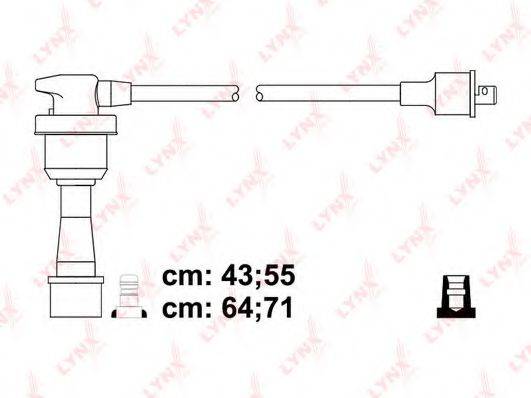 LYNXAUTO SPC5515 Комплект дротів запалення