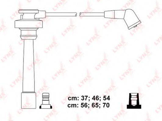 LYNXAUTO SPC5529 Комплект дротів запалення