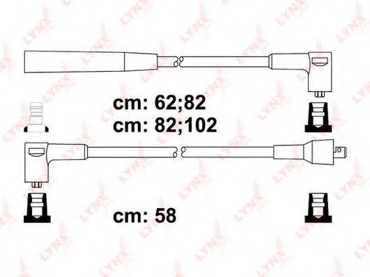 Комплект дротів запалення LYNXAUTO SPC5716