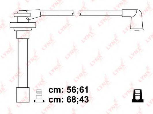 LYNXAUTO SPC5727 Комплект дротів запалення
