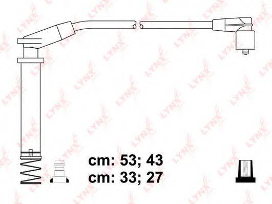 LYNXAUTO SPC5910 Комплект дротів запалення
