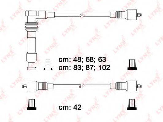LYNXAUTO SPC5915 Комплект проводов зажигания