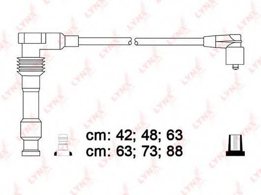 LYNXAUTO SPC5917 Комплект дротів запалення