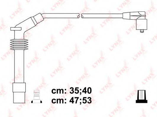 LYNXAUTO SPC5928 Комплект дротів запалення