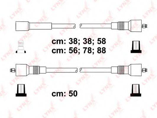LYNXAUTO SPC5938 Комплект проводов зажигания