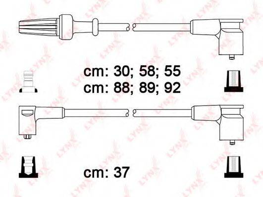 LYNXAUTO SPC6122 Комплект проводов зажигания