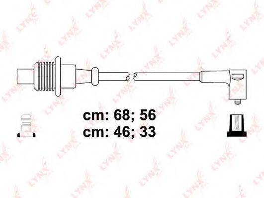 Комплект проводов зажигания LYNXAUTO SPC6125