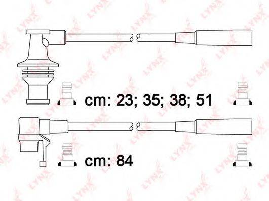 LYNXAUTO SPC6309 Комплект дротів запалення