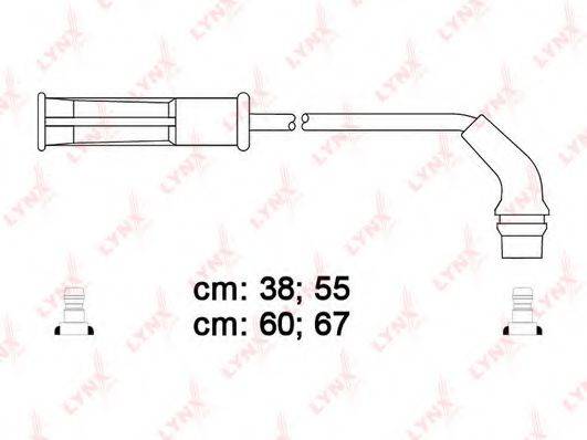 LYNXAUTO SPC6319 Комплект проводов зажигания