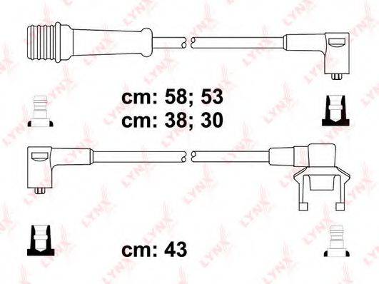 Комплект проводов зажигания LYNXAUTO SPC6339