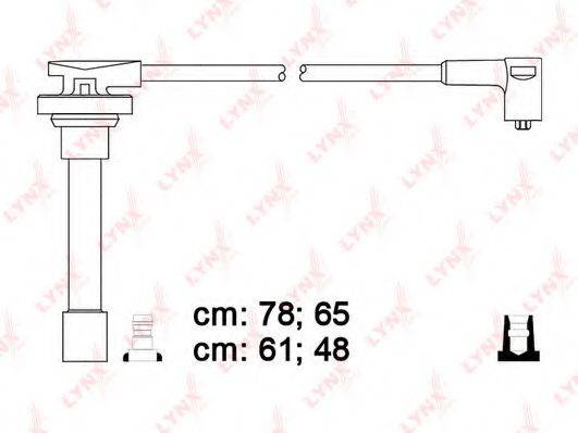 Комплект дротів запалення LYNXAUTO SPC6505