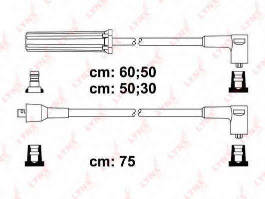 LYNXAUTO SPC6515 Комплект дротів запалення