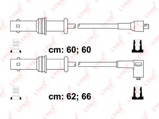 LYNXAUTO SPC7106 Комплект проводов зажигания
