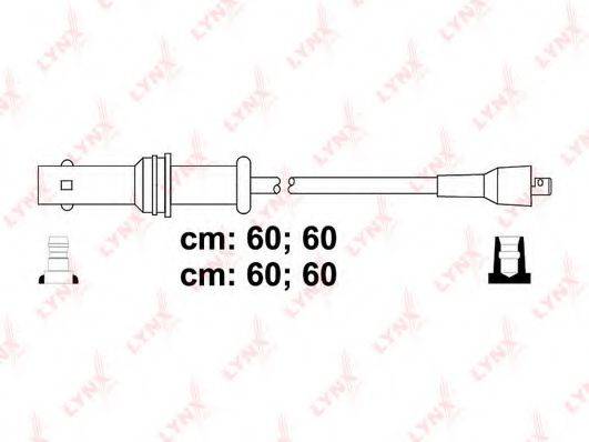 LYNXAUTO SPC7107 Комплект дротів запалення