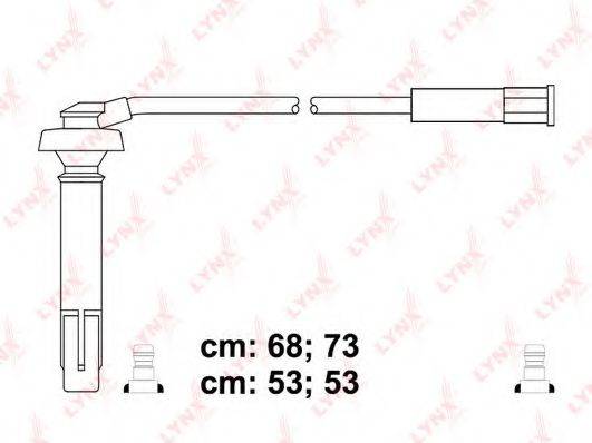 LYNXAUTO SPC7112 Комплект дротів запалення