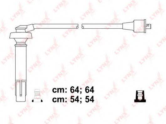 Комплект дротів запалення LYNXAUTO SPC7113