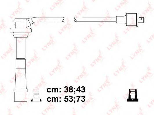LYNXAUTO SPC7312 Комплект дротів запалення