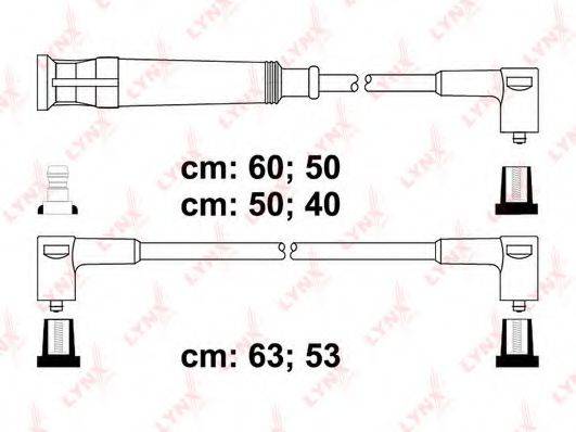 LYNXAUTO SPC7806 Комплект дротів запалення