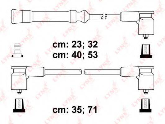 LYNXAUTO SPC7812 Комплект проводов зажигания