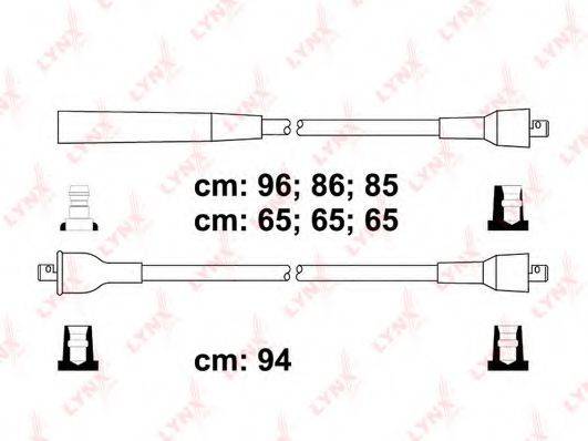 Комплект дротів запалення LYNXAUTO SPC7821