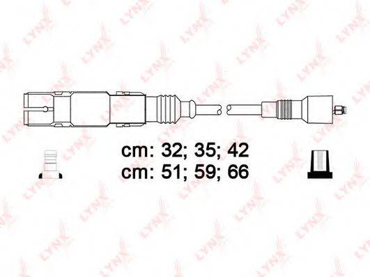LYNXAUTO SPC8012 Комплект проводов зажигания