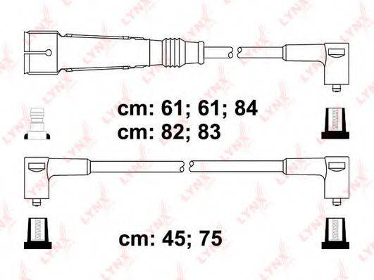 Комплект дротів запалення LYNXAUTO SPC8014